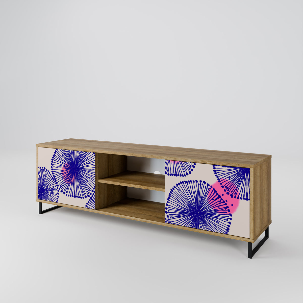 MAGIC NATURE Mueble de TV de 2 Puertas