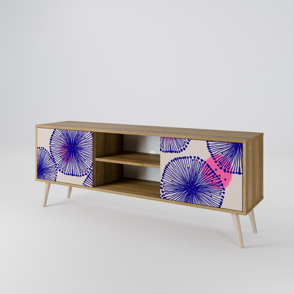 MAGIC NATURE Mueble de TV de 2 Puertas