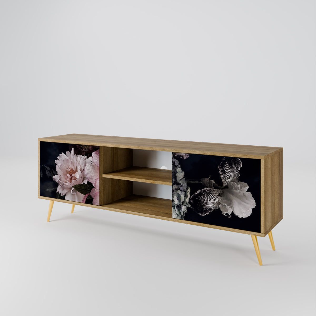 PURE BLOSSOM Mueble de TV de 2 Puertas