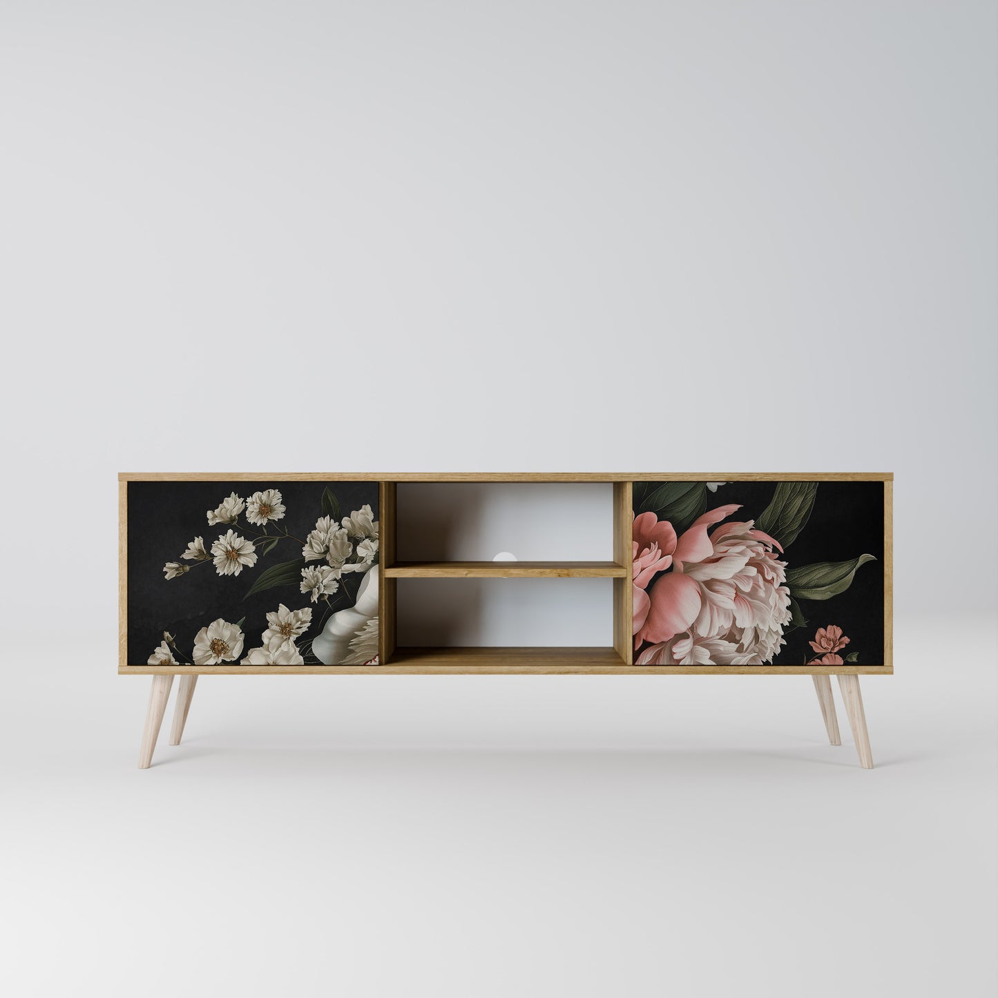 LUSH ELEGANCE Mueble de TV de 2 Puertas