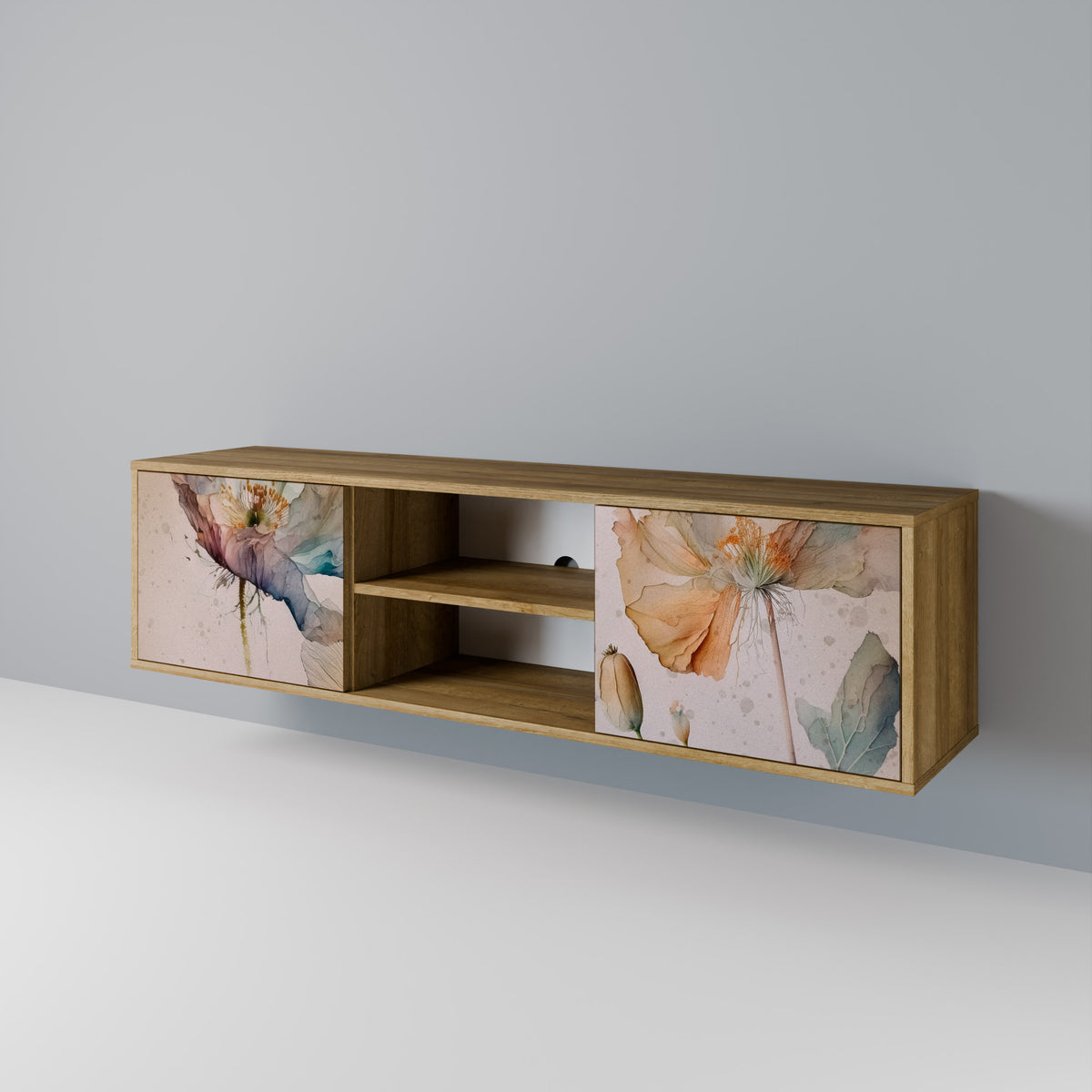 SOFTEN POPPY Mueble de TV de 2 Puertas