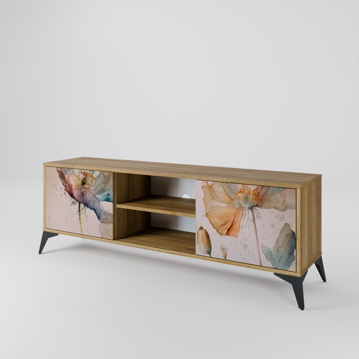 SOFTEN POPPY Mueble de TV de 2 Puertas