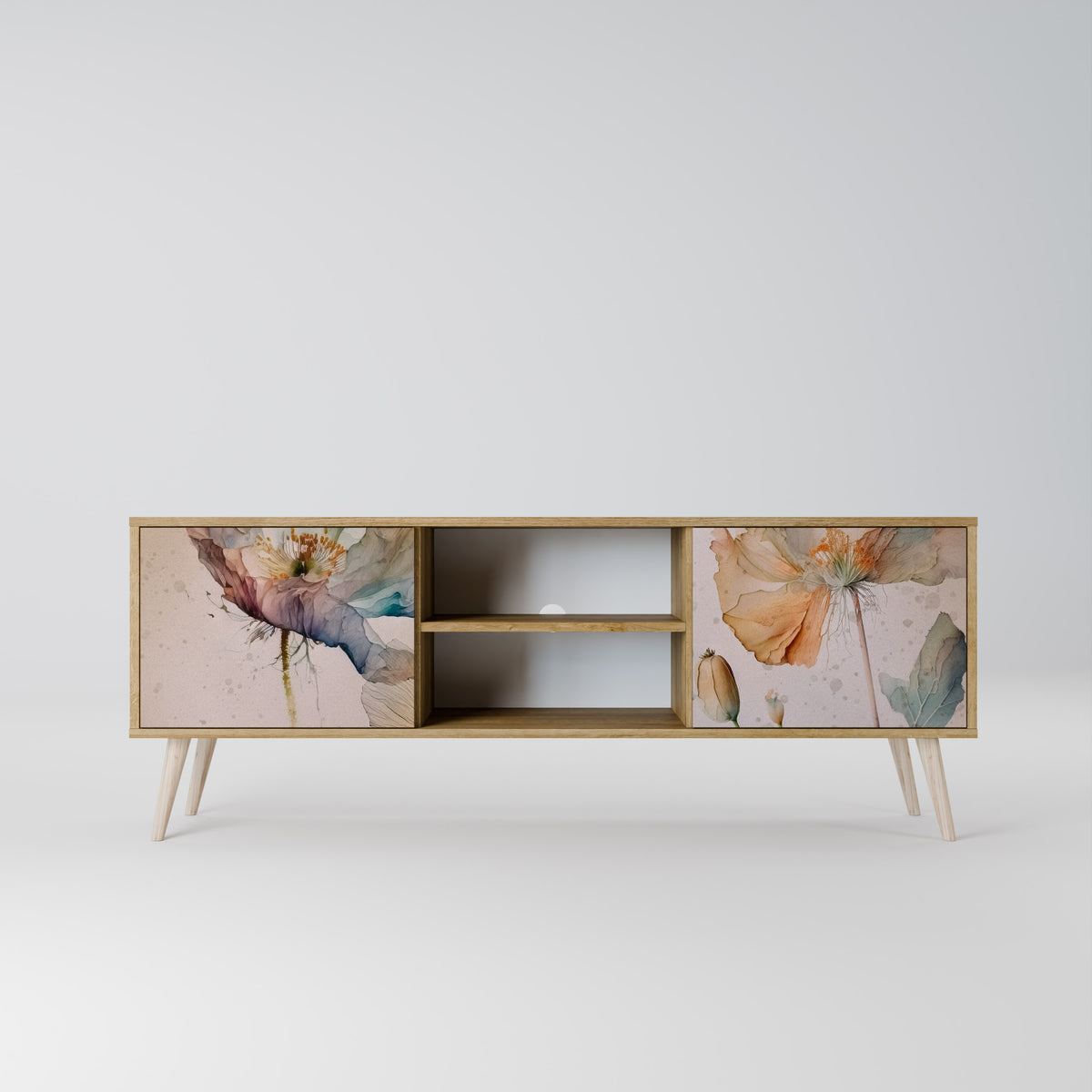 SOFTEN POPPY Mueble de TV de 2 Puertas