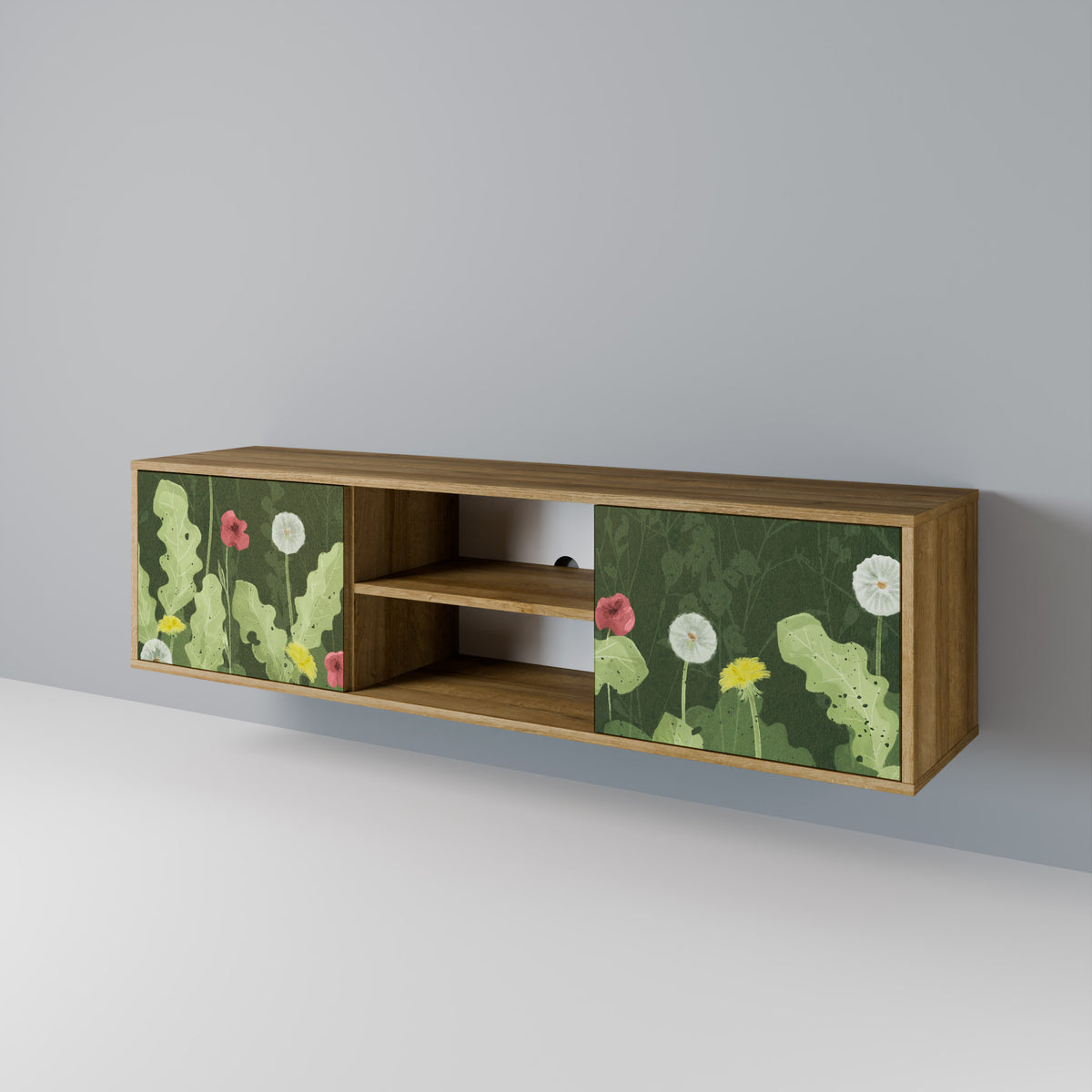 DANDELION AMUSE Mueble de TV de 2 Puertas