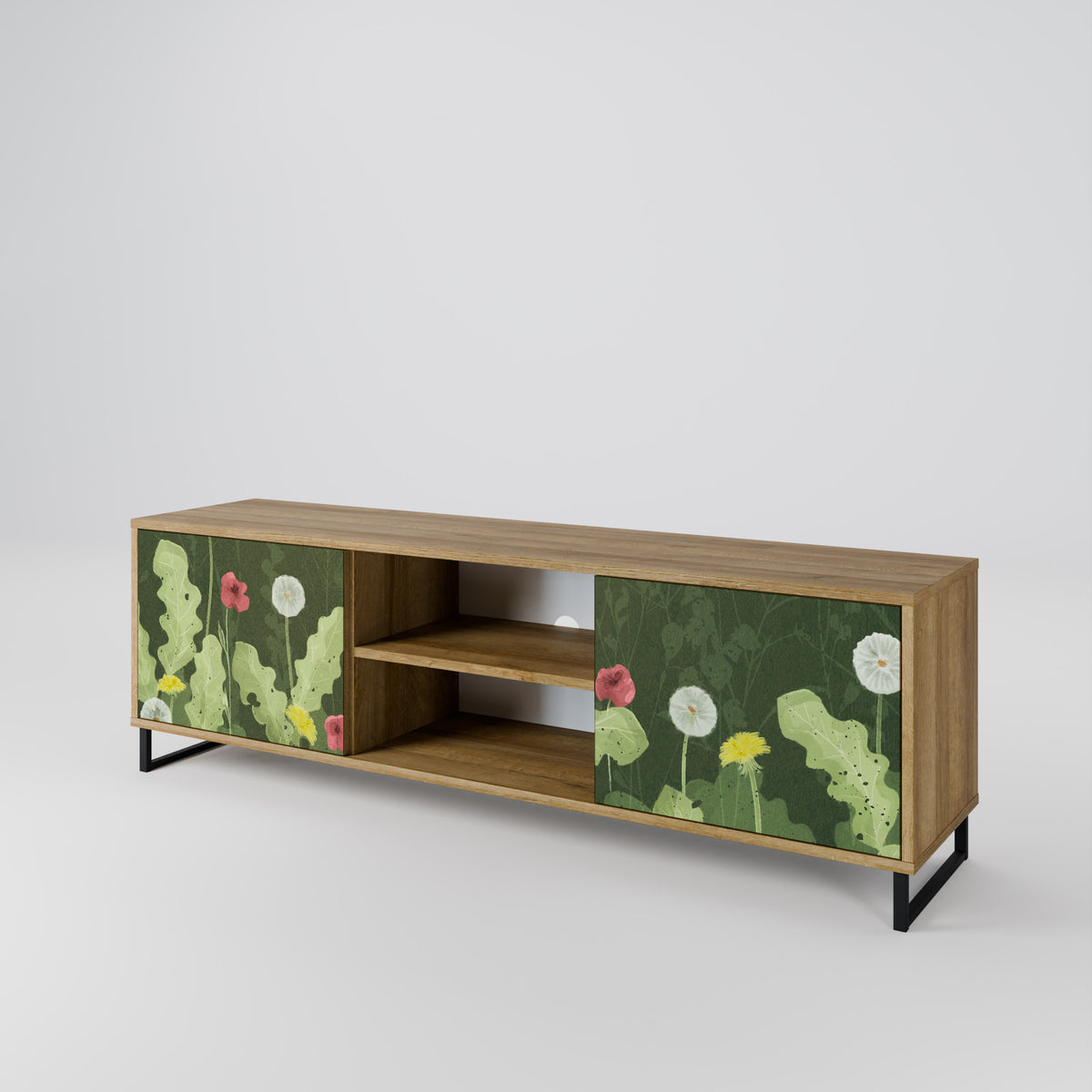 DANDELION AMUSE Mueble de TV de 2 Puertas
