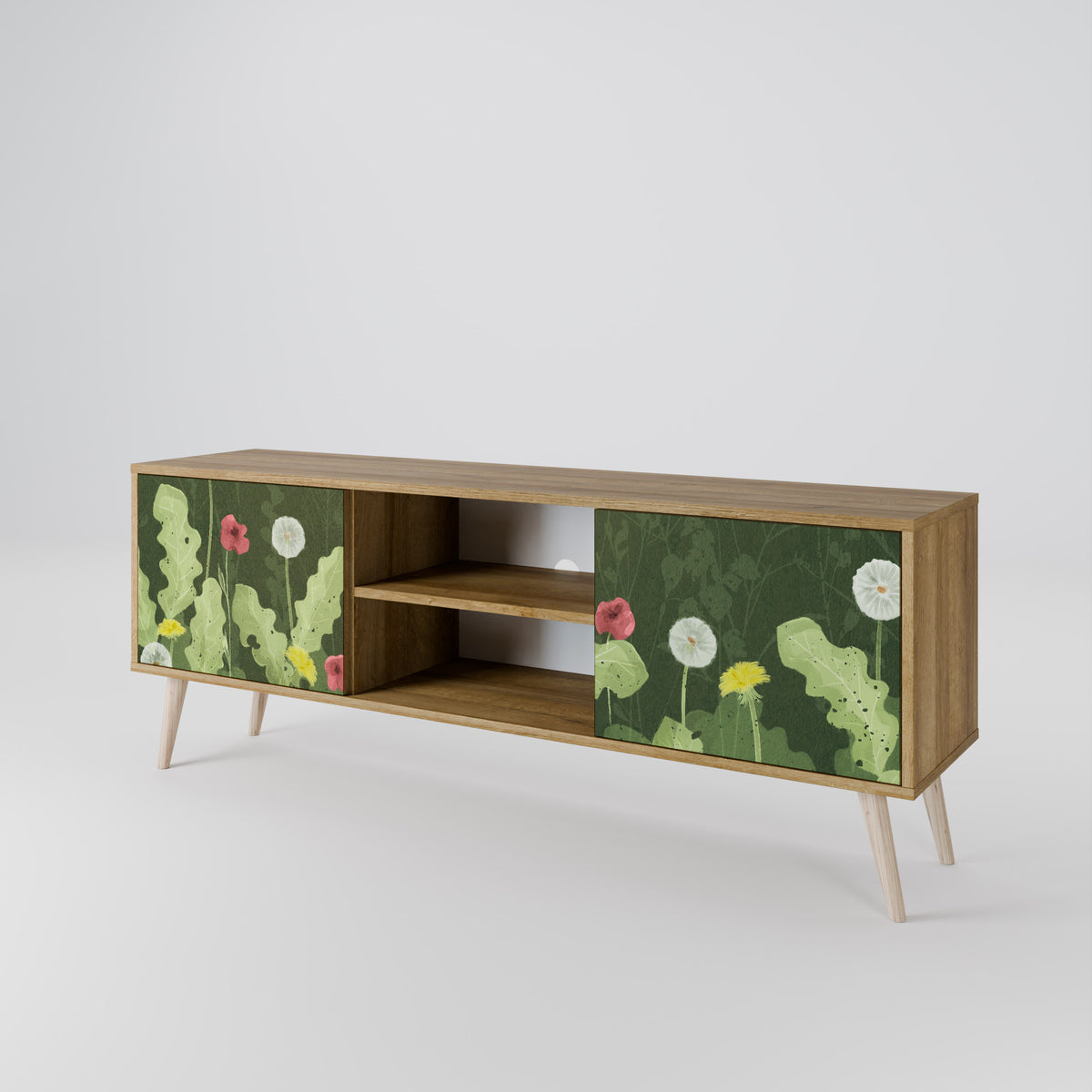 DANDELION AMUSE Mueble de TV de 2 Puertas