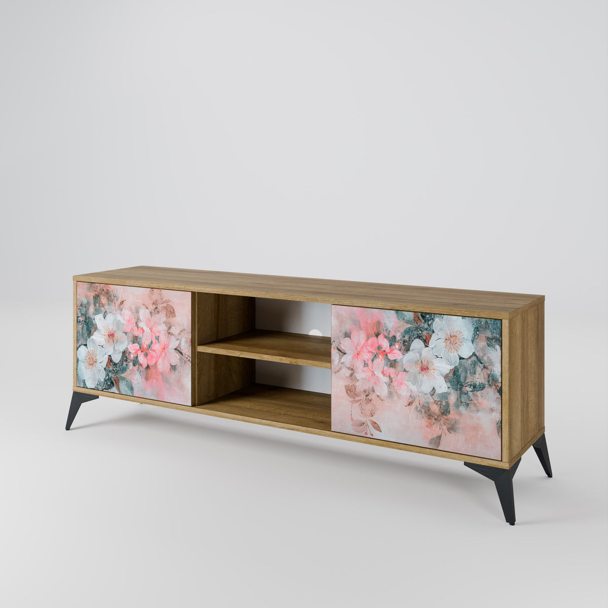 CHERRY BLOSSOM Mueble de TV de 2 Puertas