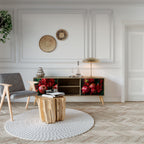 DAHLIAS AND POMEGRANATES Mueble de TV de 2 Puertas