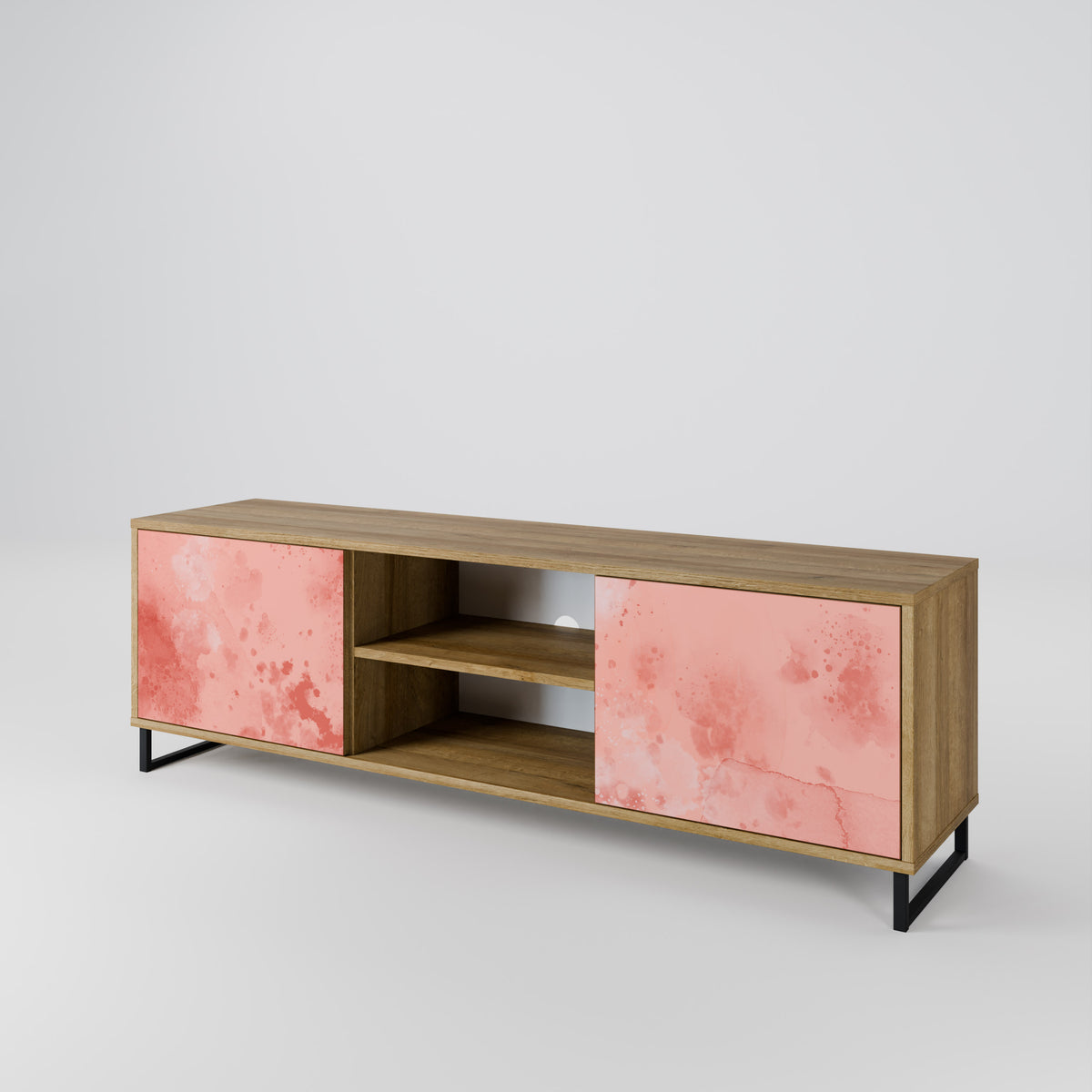 CRANE DANCE Mueble de TV de 2 Puertas