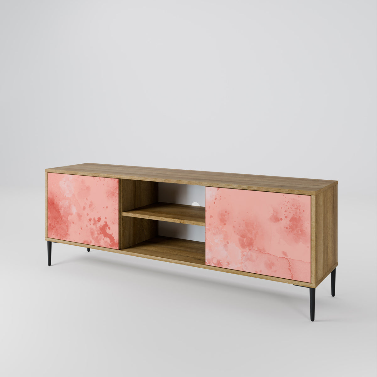 CRANE DANCE Mueble de TV de 2 Puertas