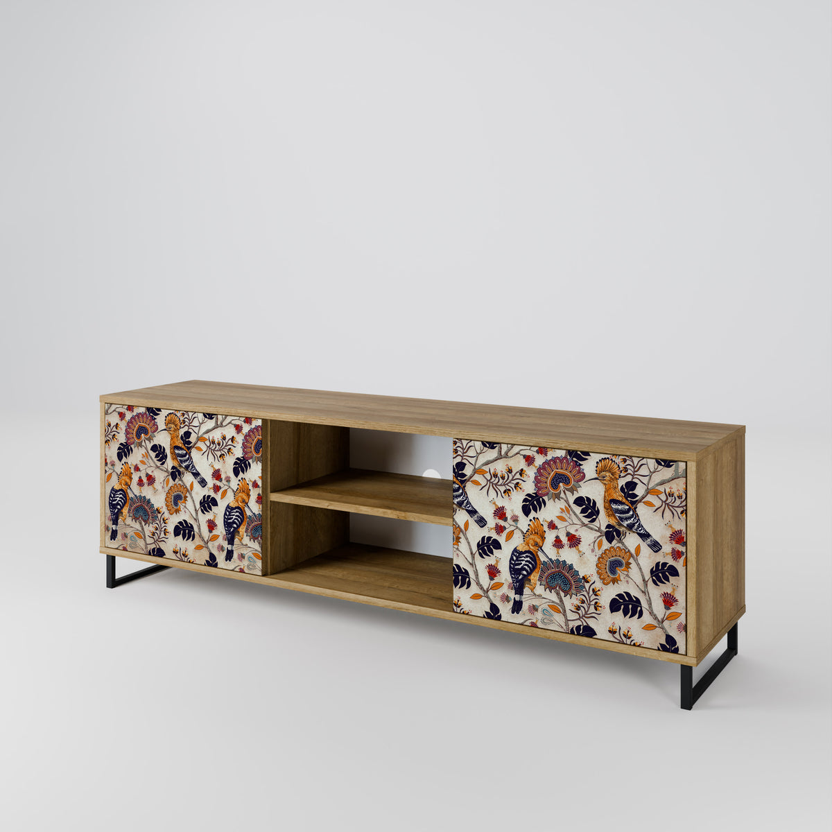 EMINENT HOOPOE Mueble de TV de 2 Puertas