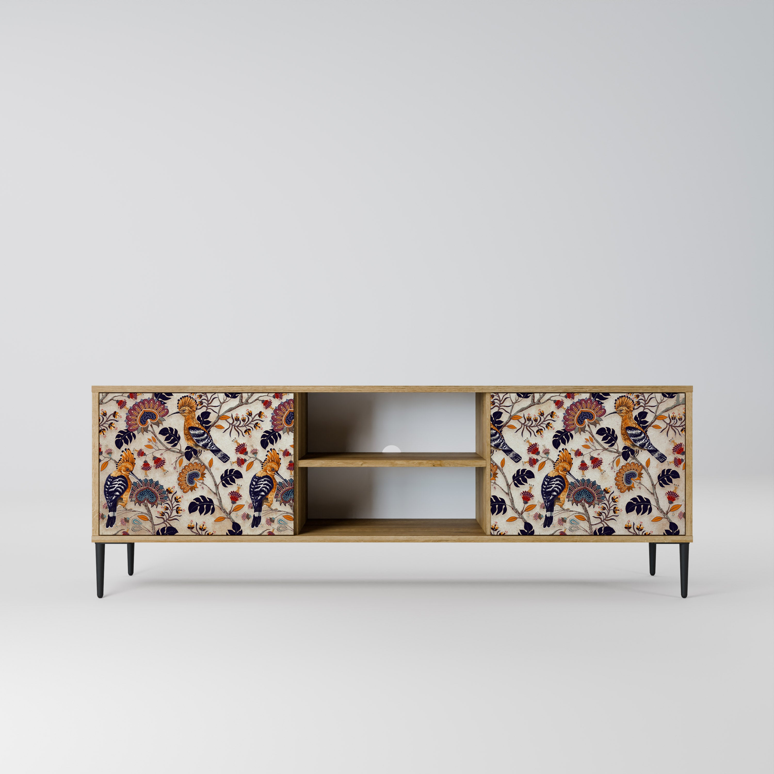 EMINENT HOOPOE 2-Door TV Stand in Oak Effect