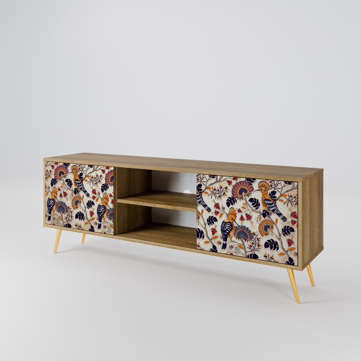 EMINENT HOOPOE Mueble de TV de 2 Puertas