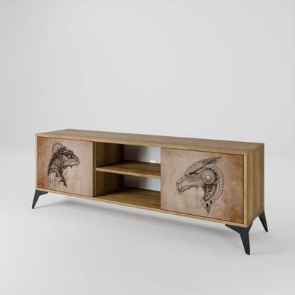 STEAMPUNK CLAN Mueble de TV de 2 Puertas