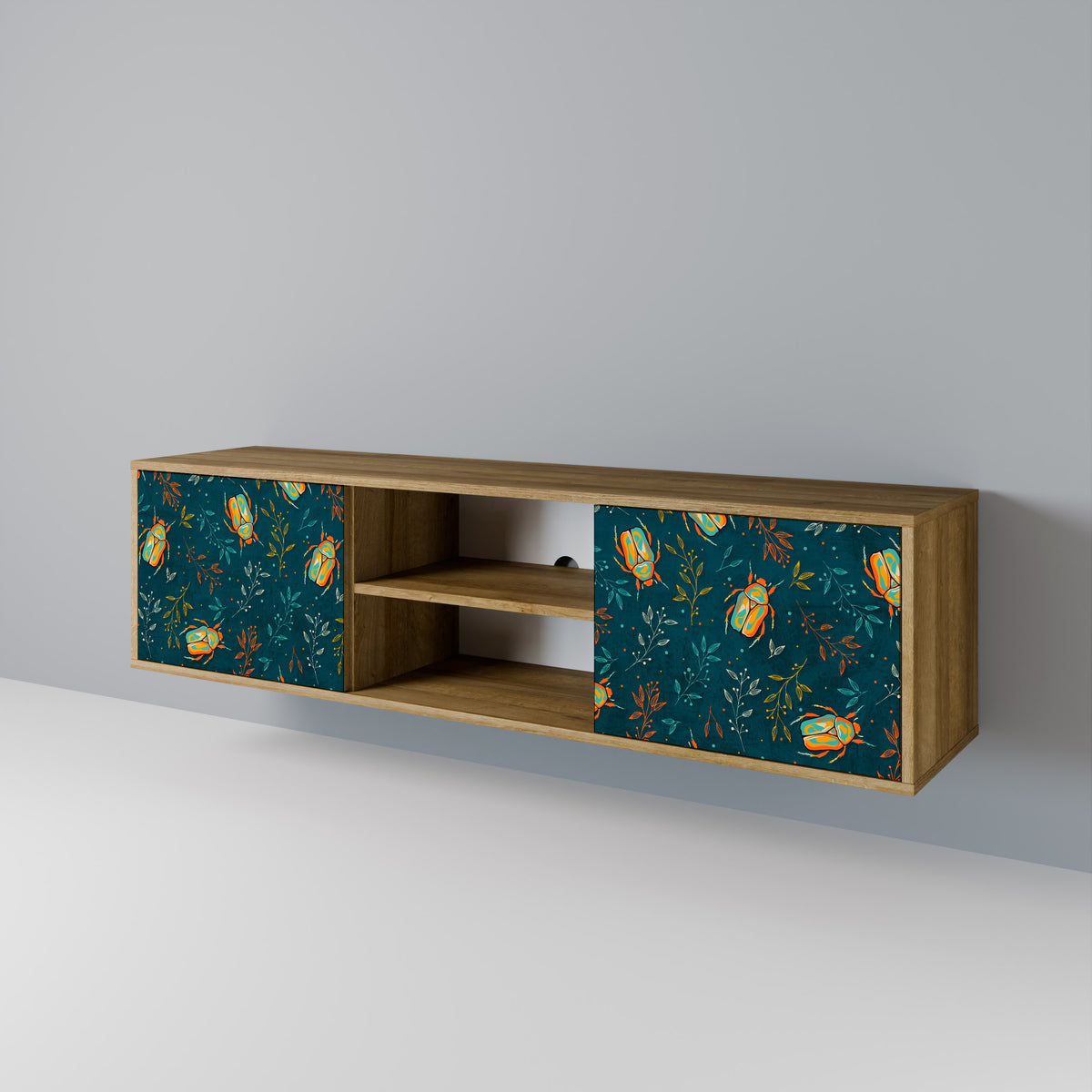 AUTUMN INSECTS Mueble de TV de 2 Puertas
