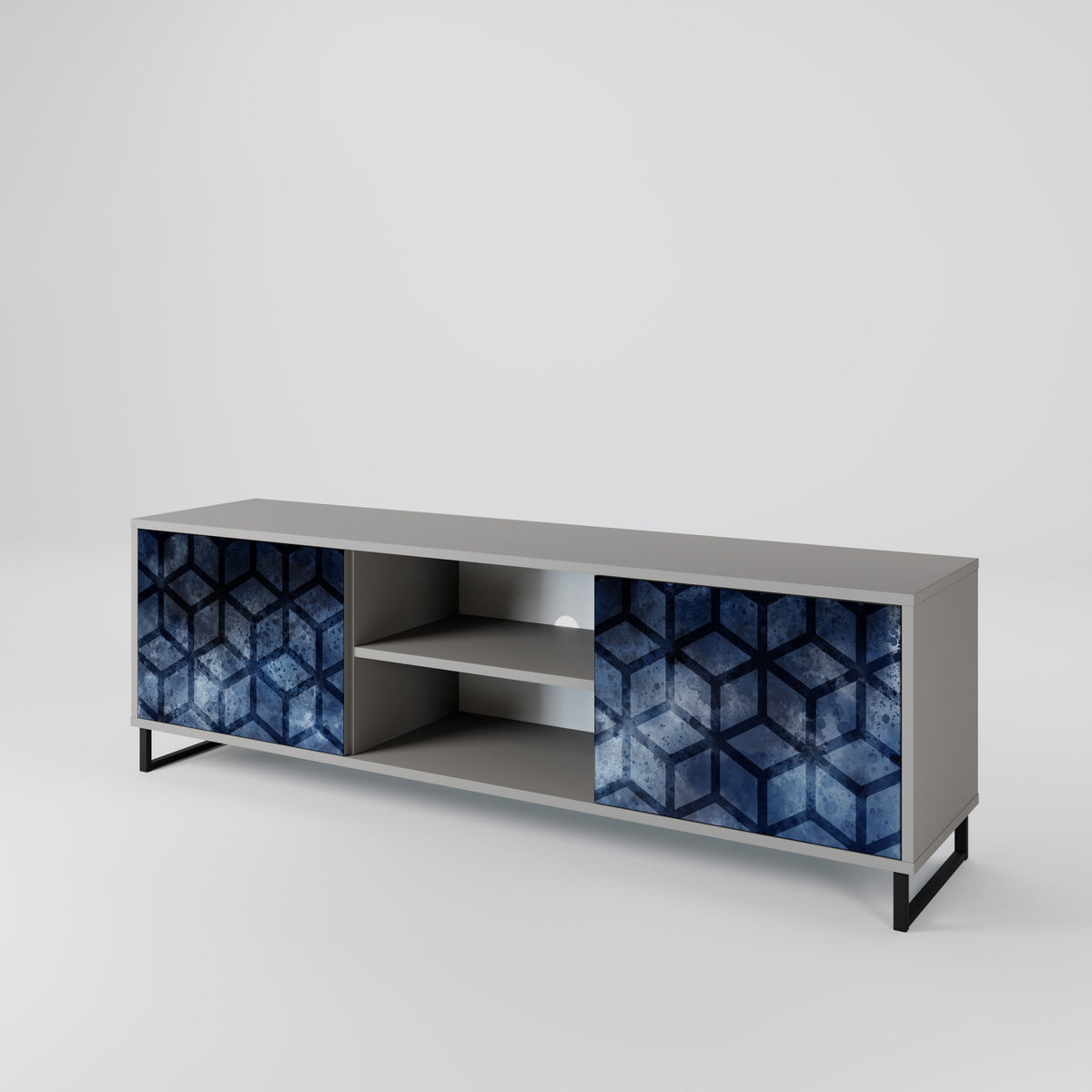 CUBIC MIST 2-Door TV Cabinet