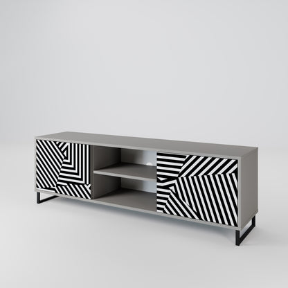 ILLUSIONARY LATTICE Mueble de TV de 2 Puertas