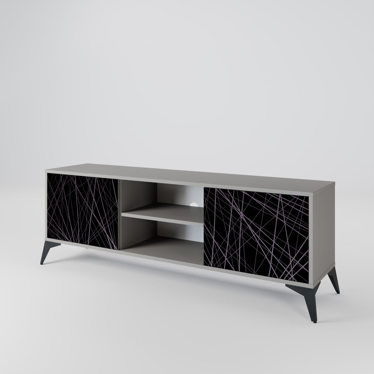 SHIMMER SPIDERGRAM Mueble de TV de 2 Puertas