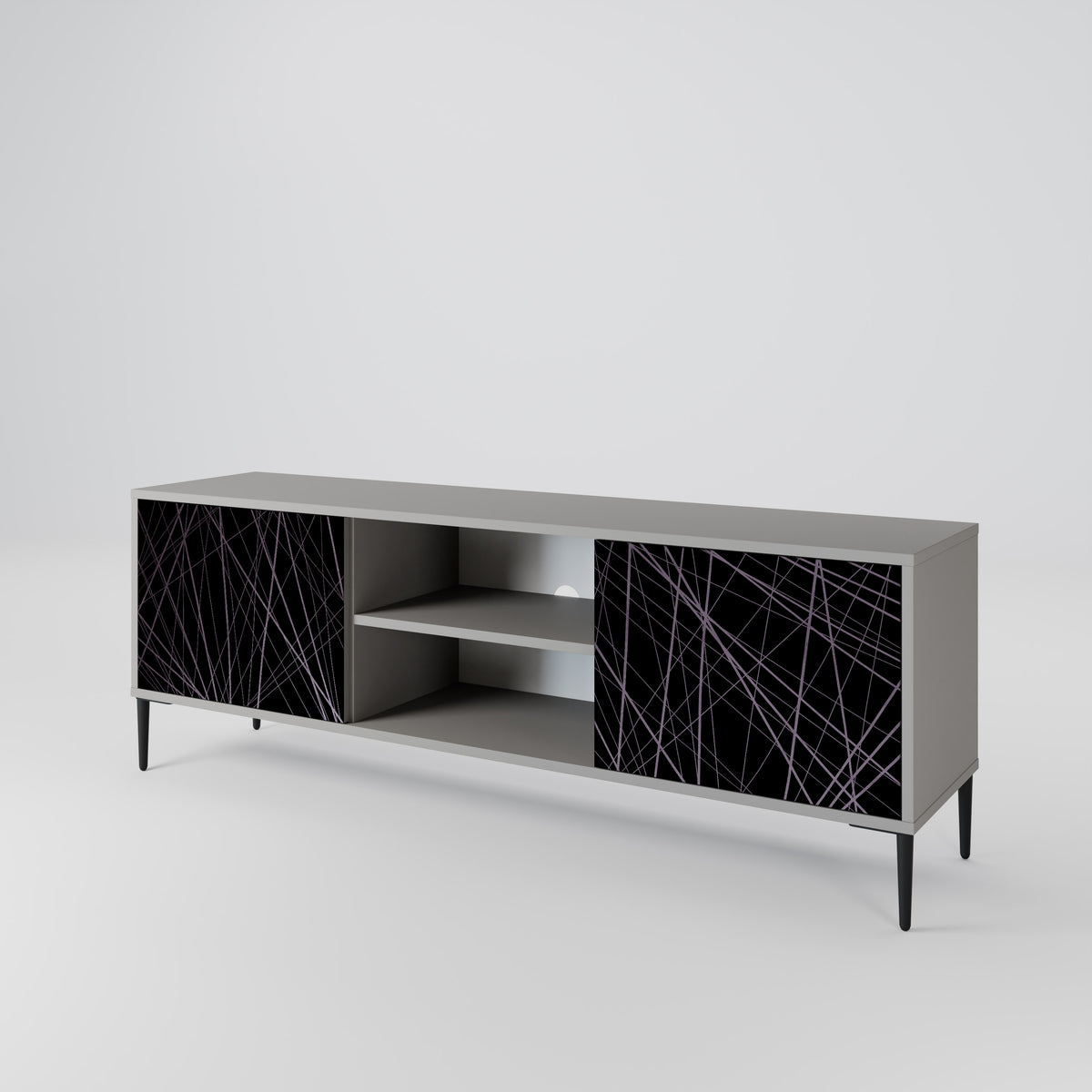SHIMMER SPIDERGRAM Mueble de TV de 2 Puertas