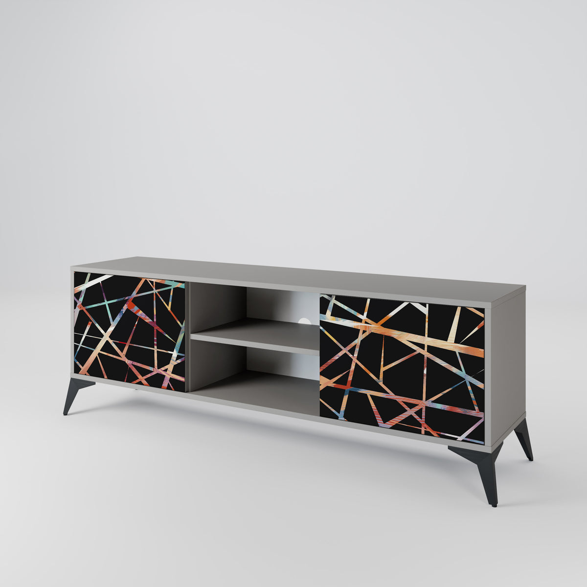 POLYGON VERVE Mueble de TV de 2 Puertas