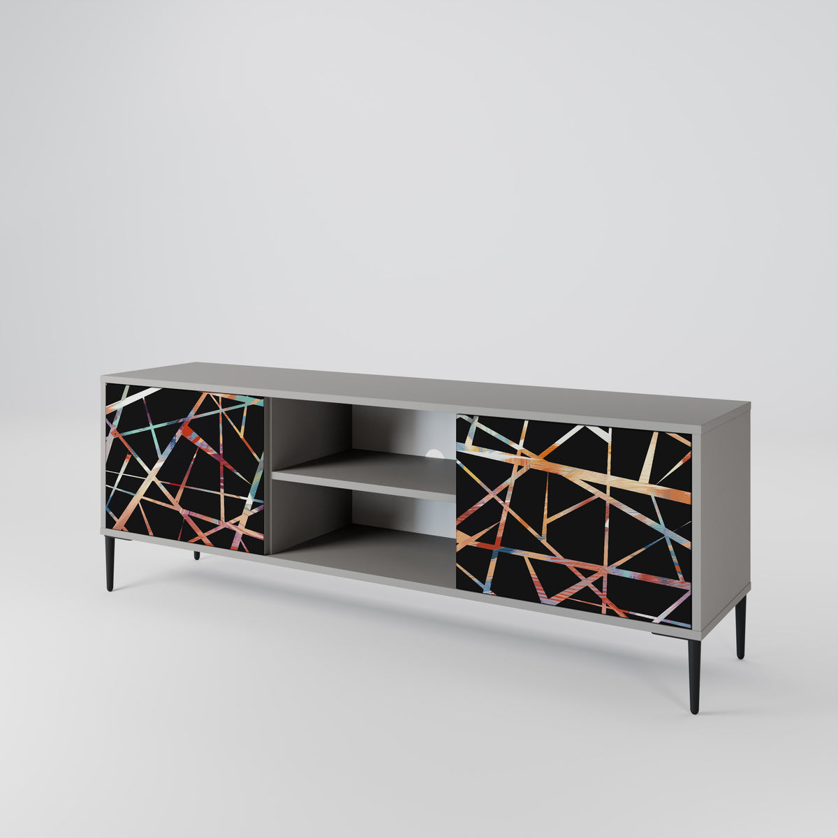 POLYGON VERVE Mueble de TV de 2 Puertas