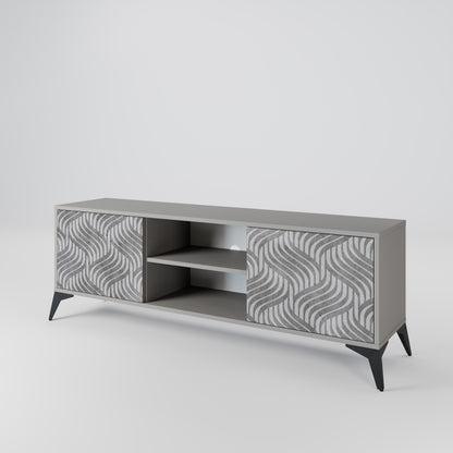 CONCRETE MOVEMENT Mueble de TV de 2 Puertas