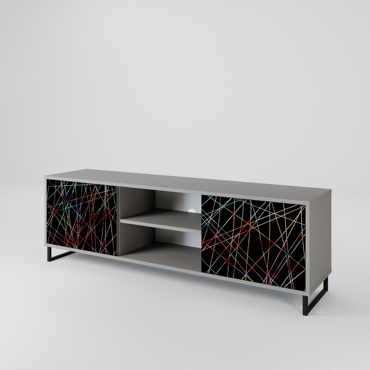 LUMINOUS SNARE Mueble de TV de 2 Puertas