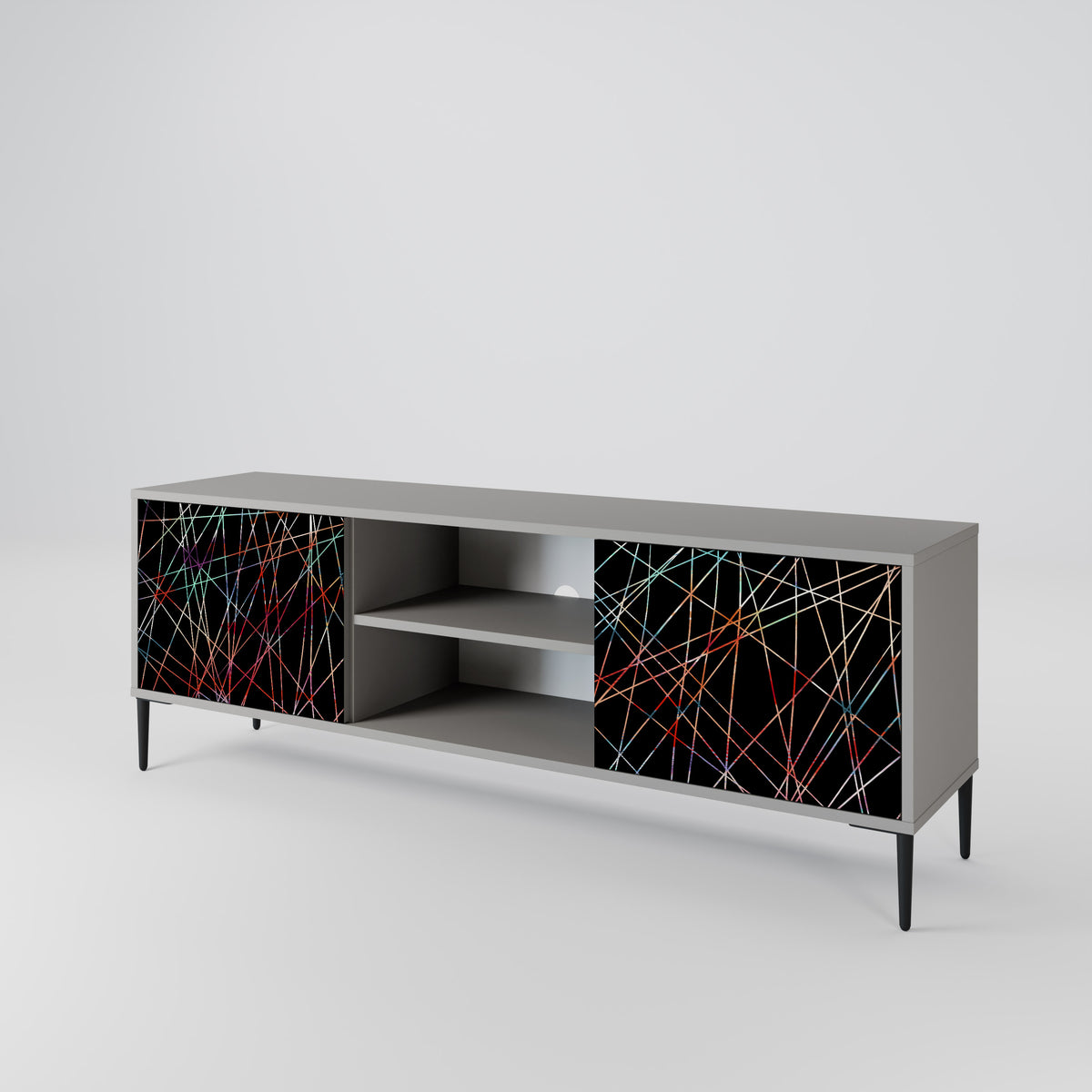 LUMINOUS SNARE Mueble de TV de 2 Puertas