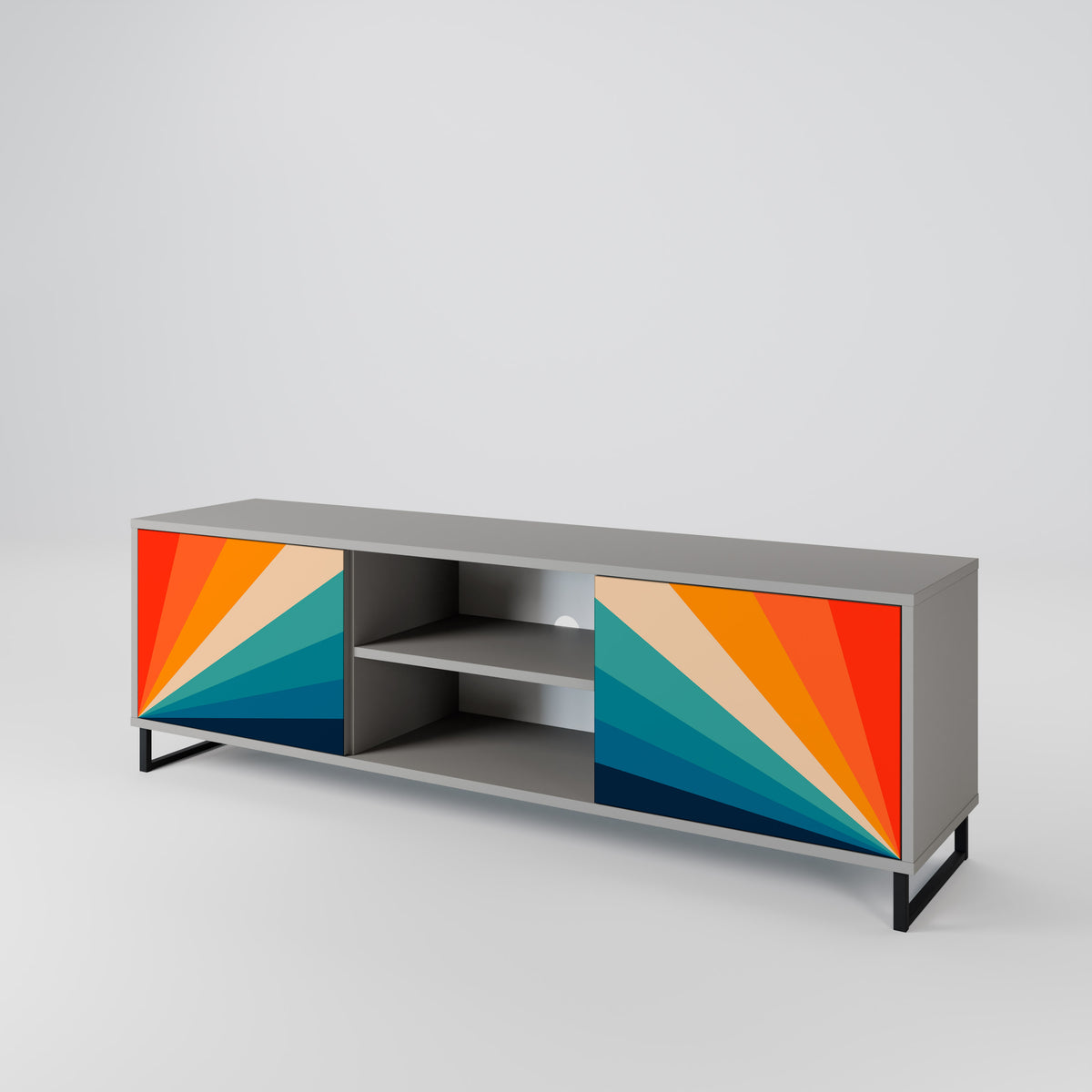 PRISM CONCUSSION Mueble de TV de 2 Puertas