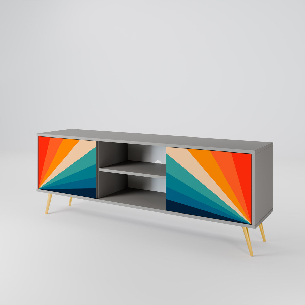 PRISM CONCUSSION Mueble de TV de 2 Puertas