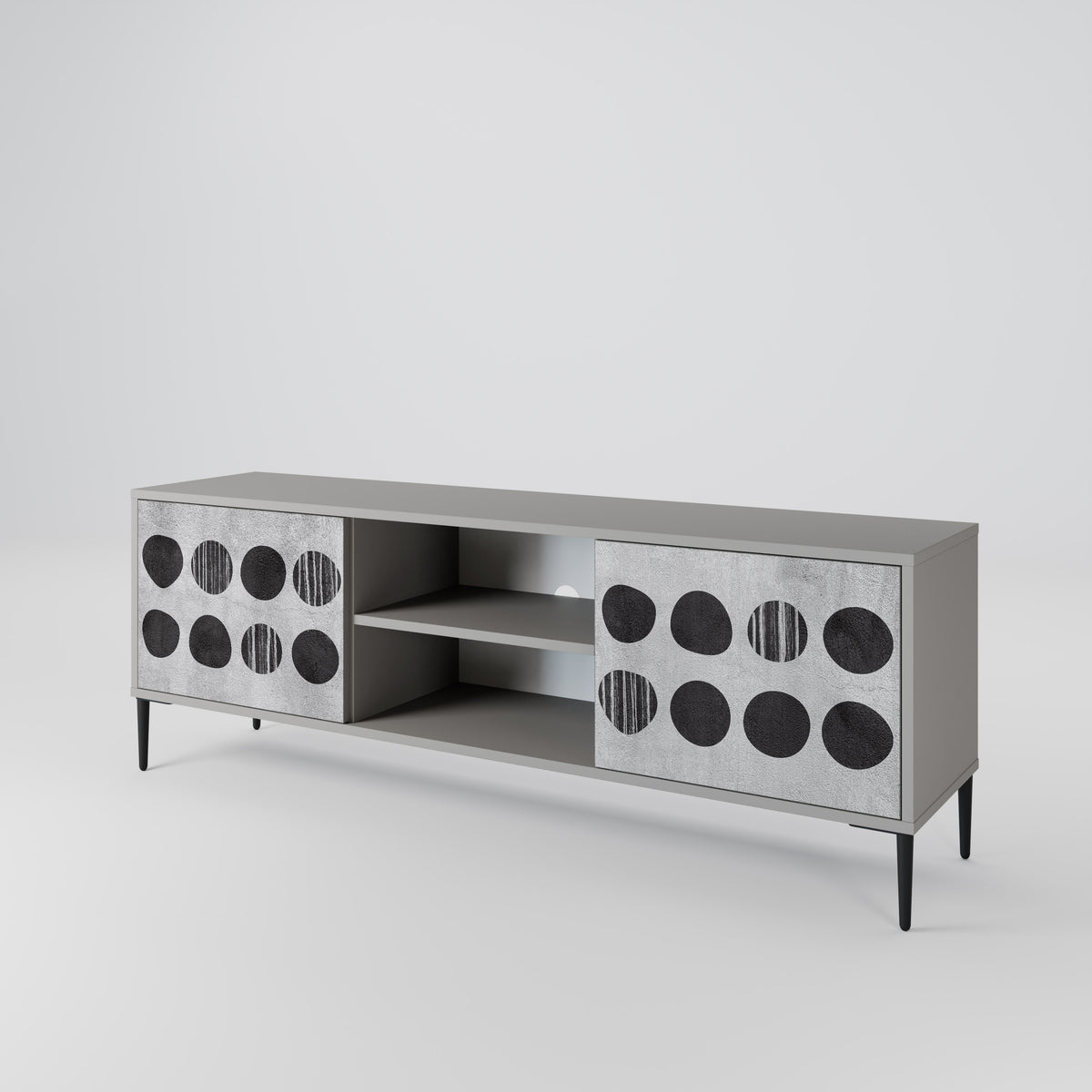 GHOSTLY GRADIENTS Mueble de TV de 2 Puertas