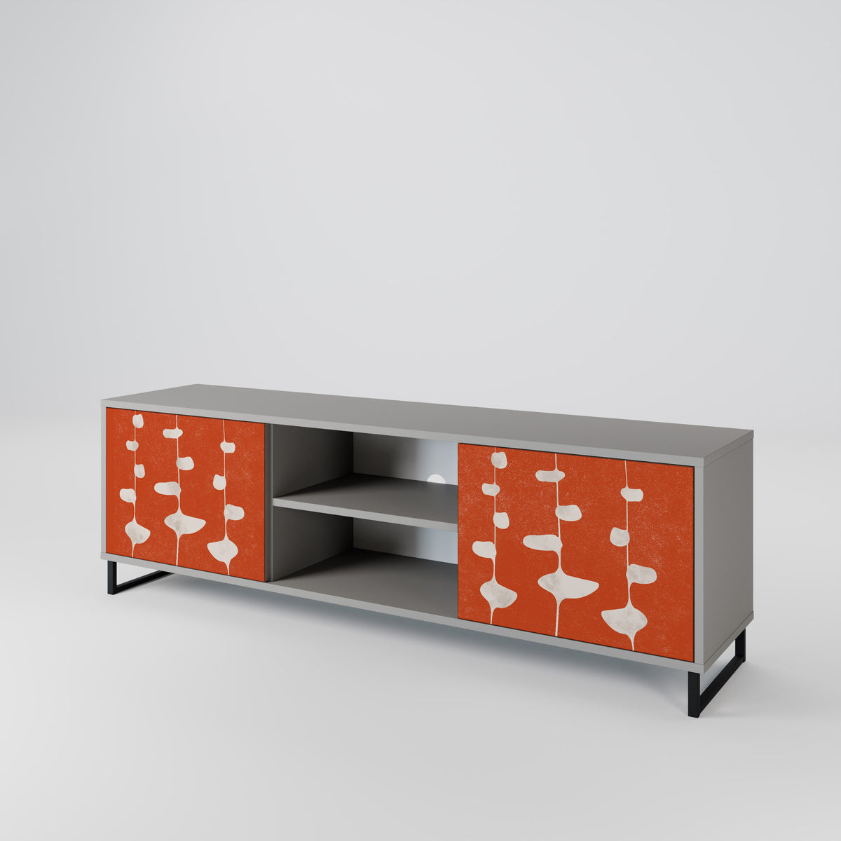 COURAGE MOLD Mueble de TV de 2 Puertas