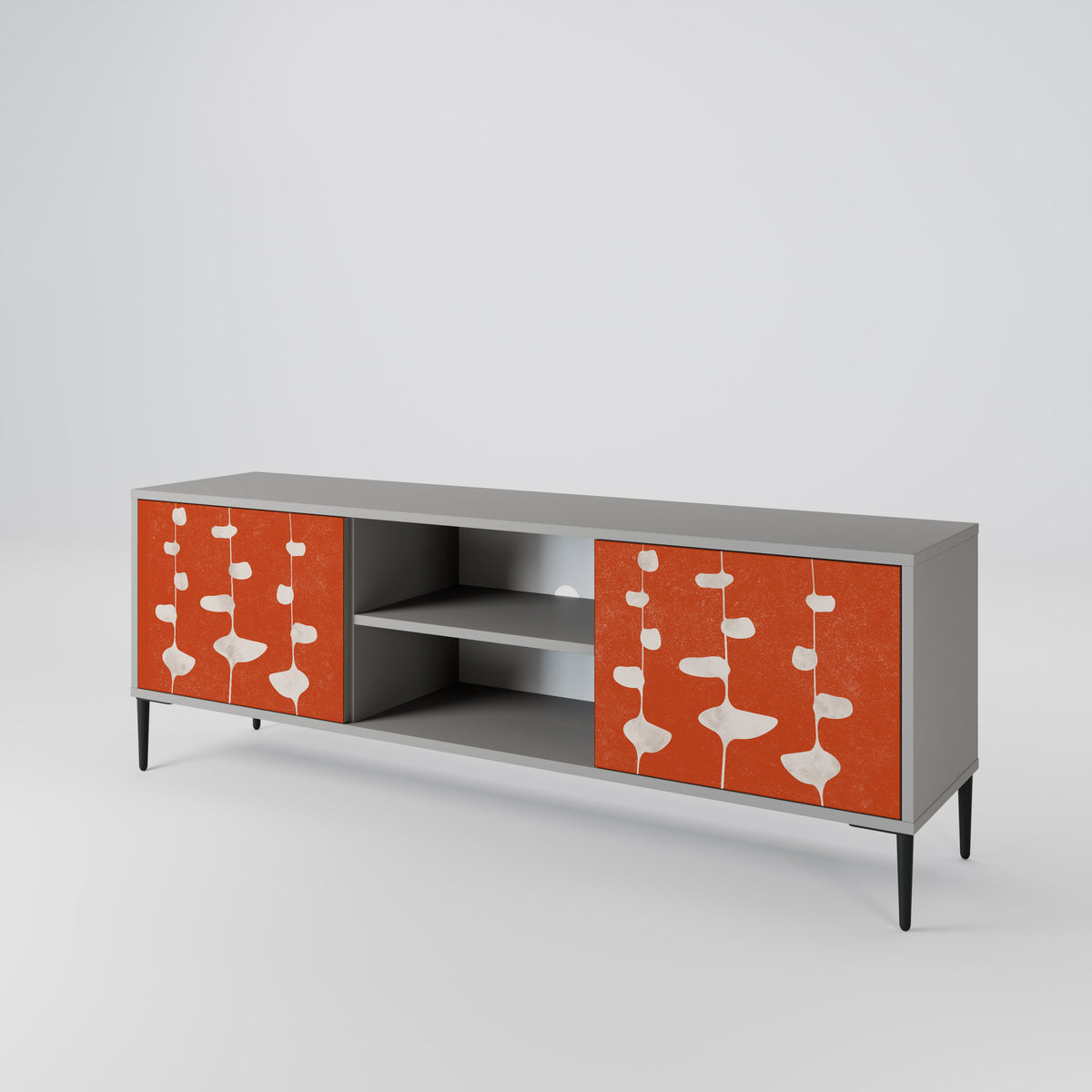 COURAGE MOLD Mueble de TV de 2 Puertas