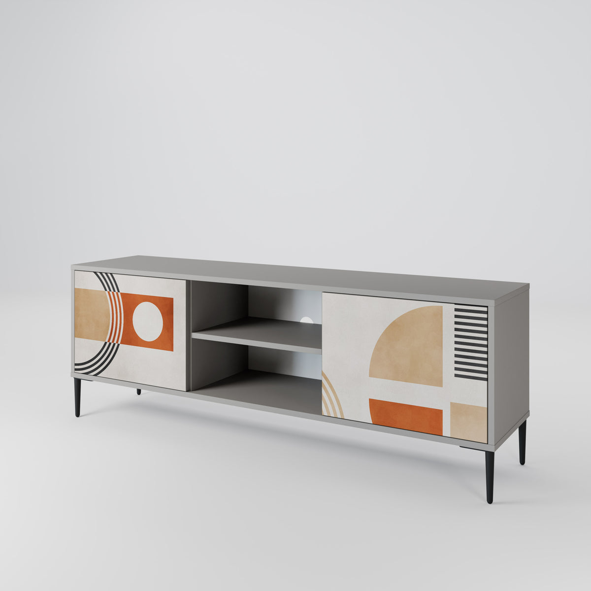 SPACE AROUND Mueble de TV de 2 Puertas