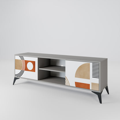 CIRCLE RHYTM Mueble de TV de 2 Puertas