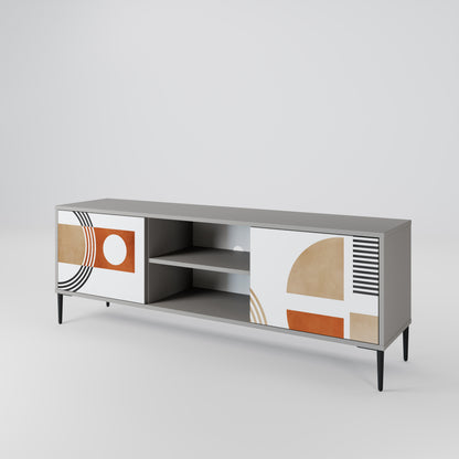 CIRCLE RHYTM Mueble de TV de 2 Puertas