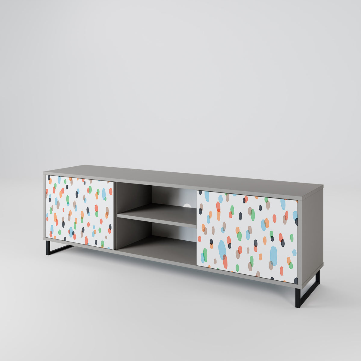 ENERGETIC SPOTS Mueble de TV de 2 Puertas