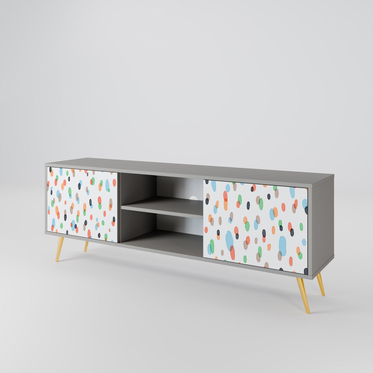 ENERGETIC SPOTS Mueble de TV de 2 Puertas