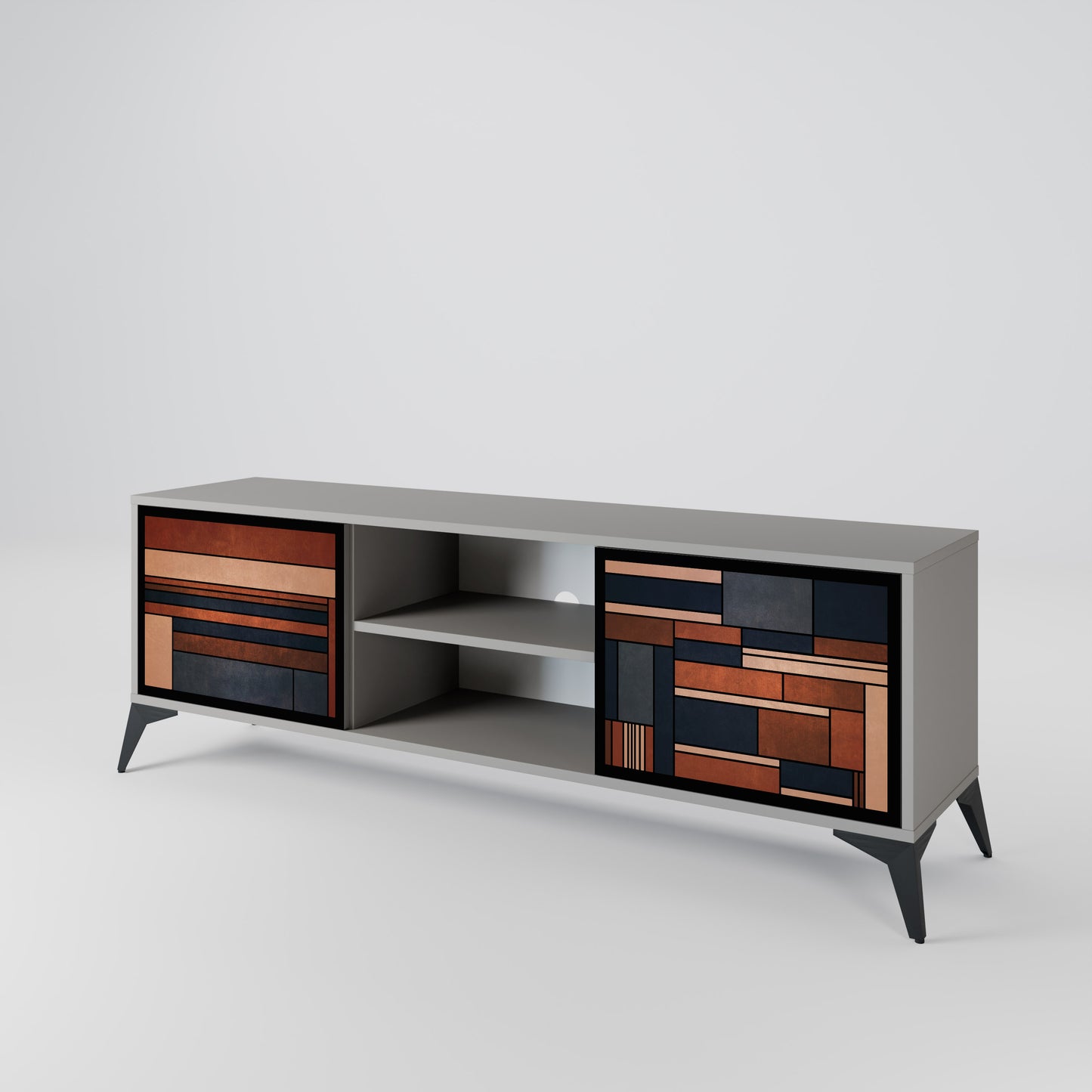 INTREPID FORMATION Mueble de TV de 2 Puertas