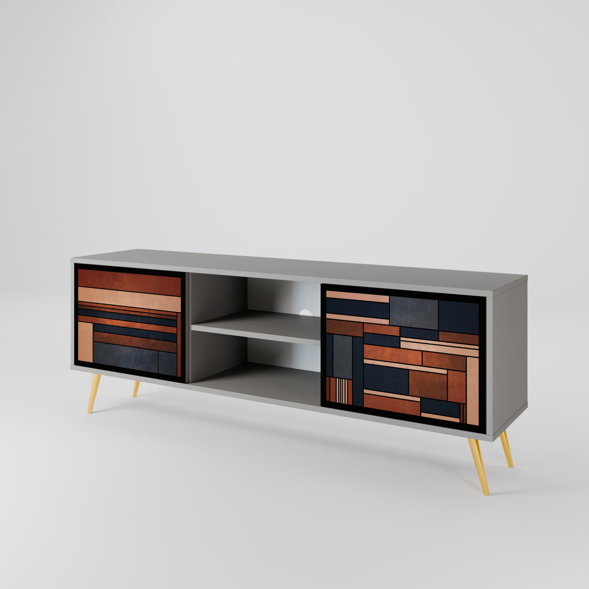 INTREPID FORMATION Mueble de TV de 2 Puertas