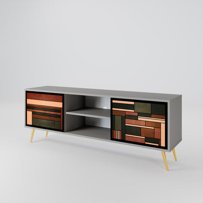 FIGURES OF NATURE Mueble de TV de 2 Puertas