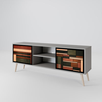 FIGURES OF NATURE Mueble de TV de 2 Puertas