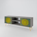 SUNSHINE EULOGY 2-Door TV Stand in Grey Finish