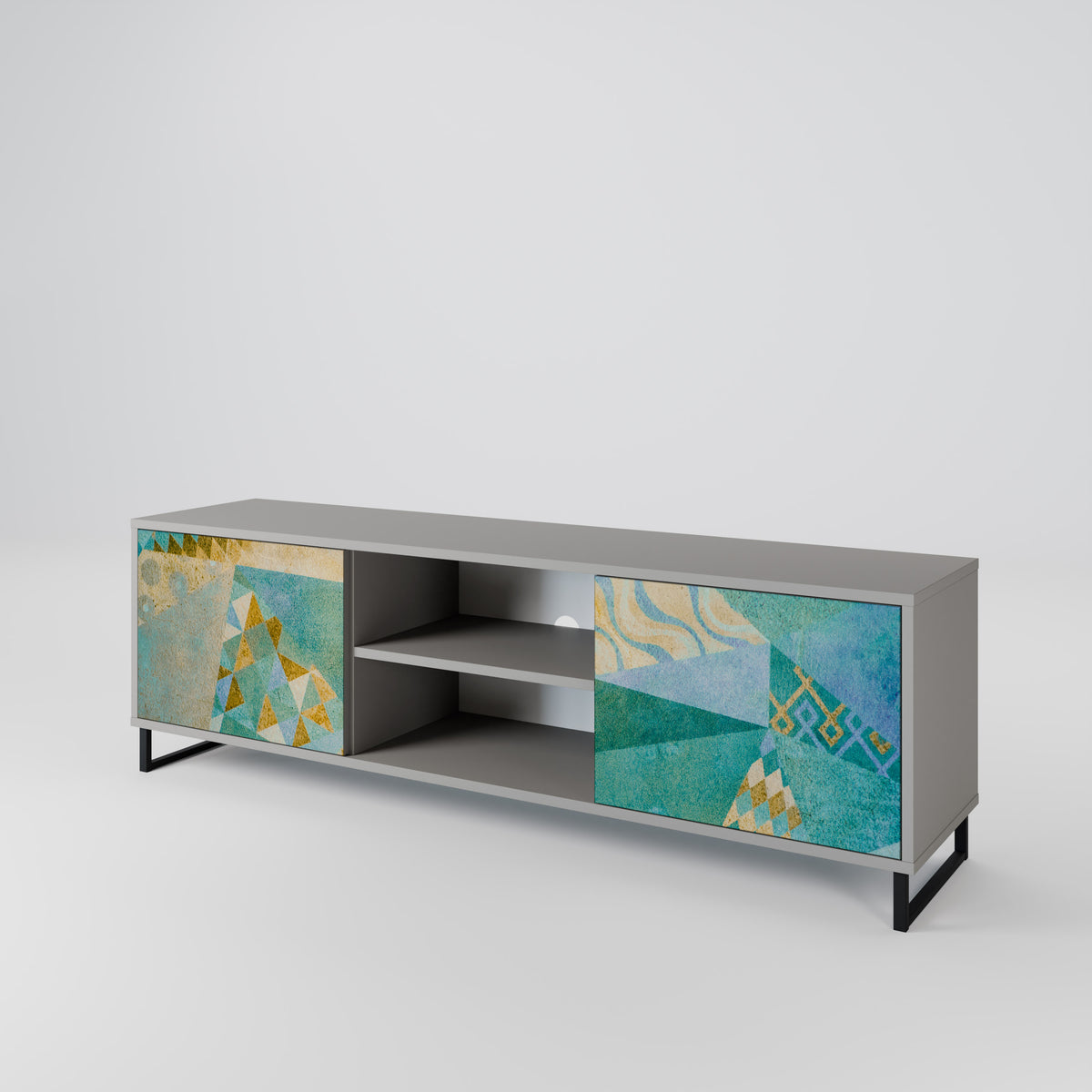 SPECTRUM SPLENDOR Mueble de TV de 2 Puertas