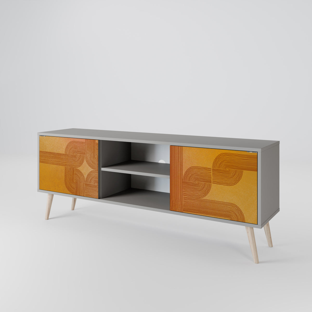 STRENGTHENING RELATION Mueble de TV de 2 Puertas