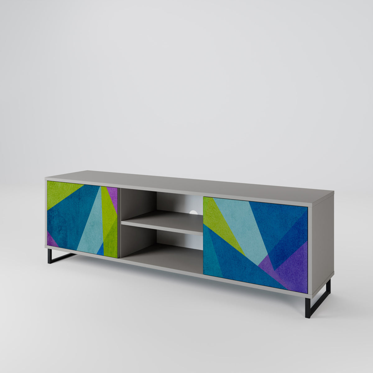 COLD SHOWCASE Mueble de TV de 2 Puertas