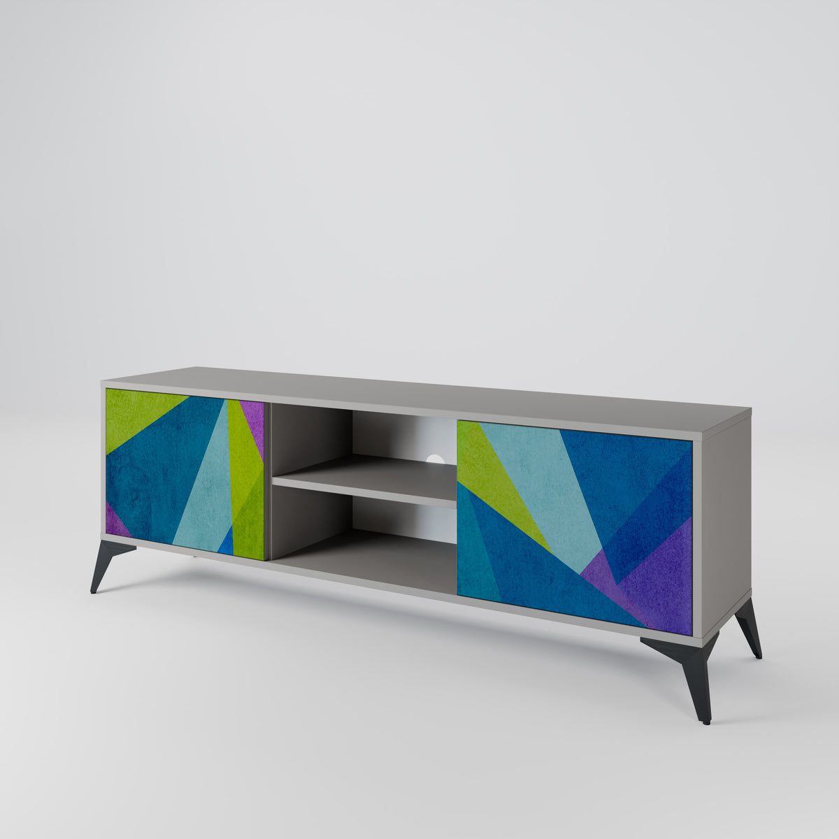 COLD SHOWCASE Mueble de TV de 2 Puertas