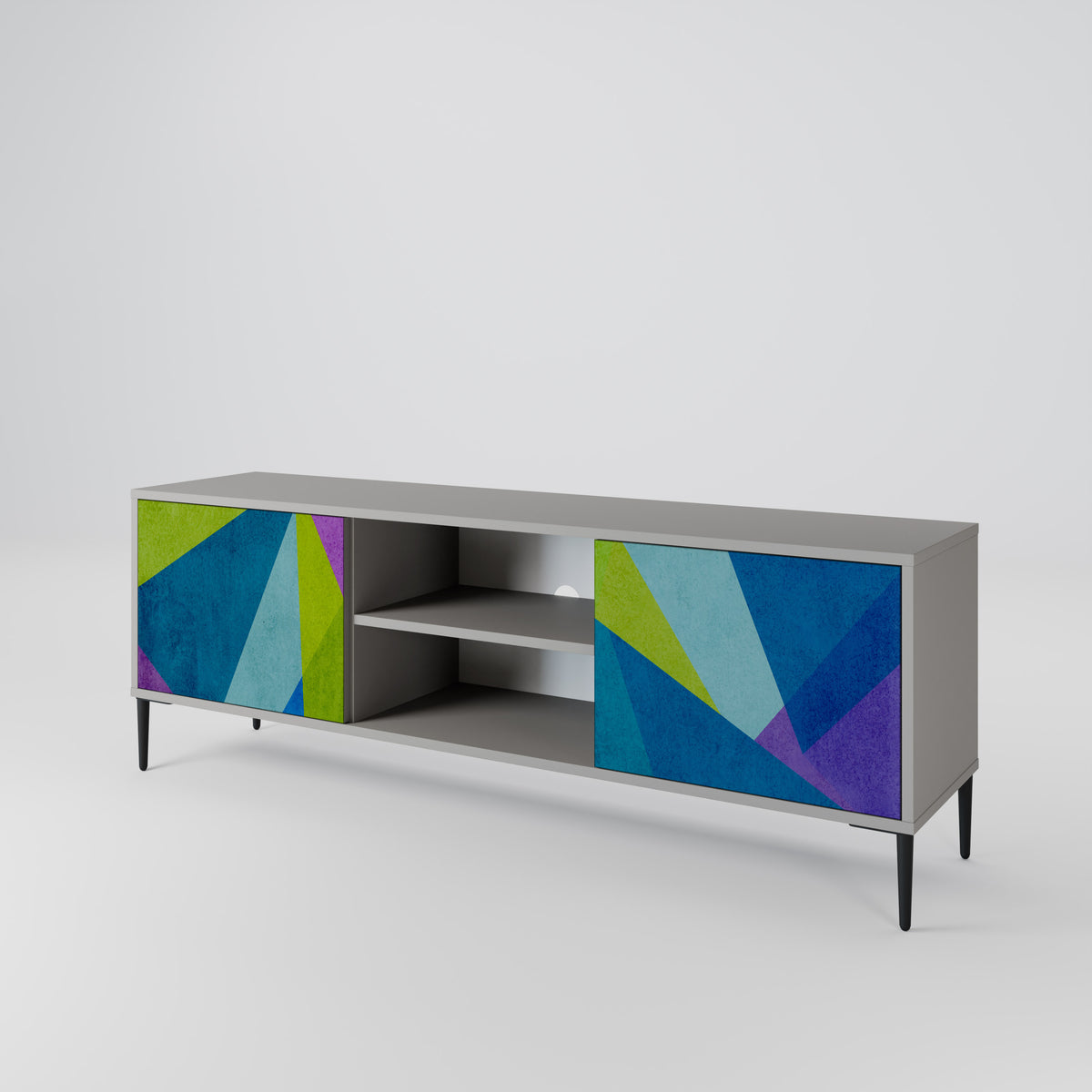 COLD SHOWCASE Mueble de TV de 2 Puertas