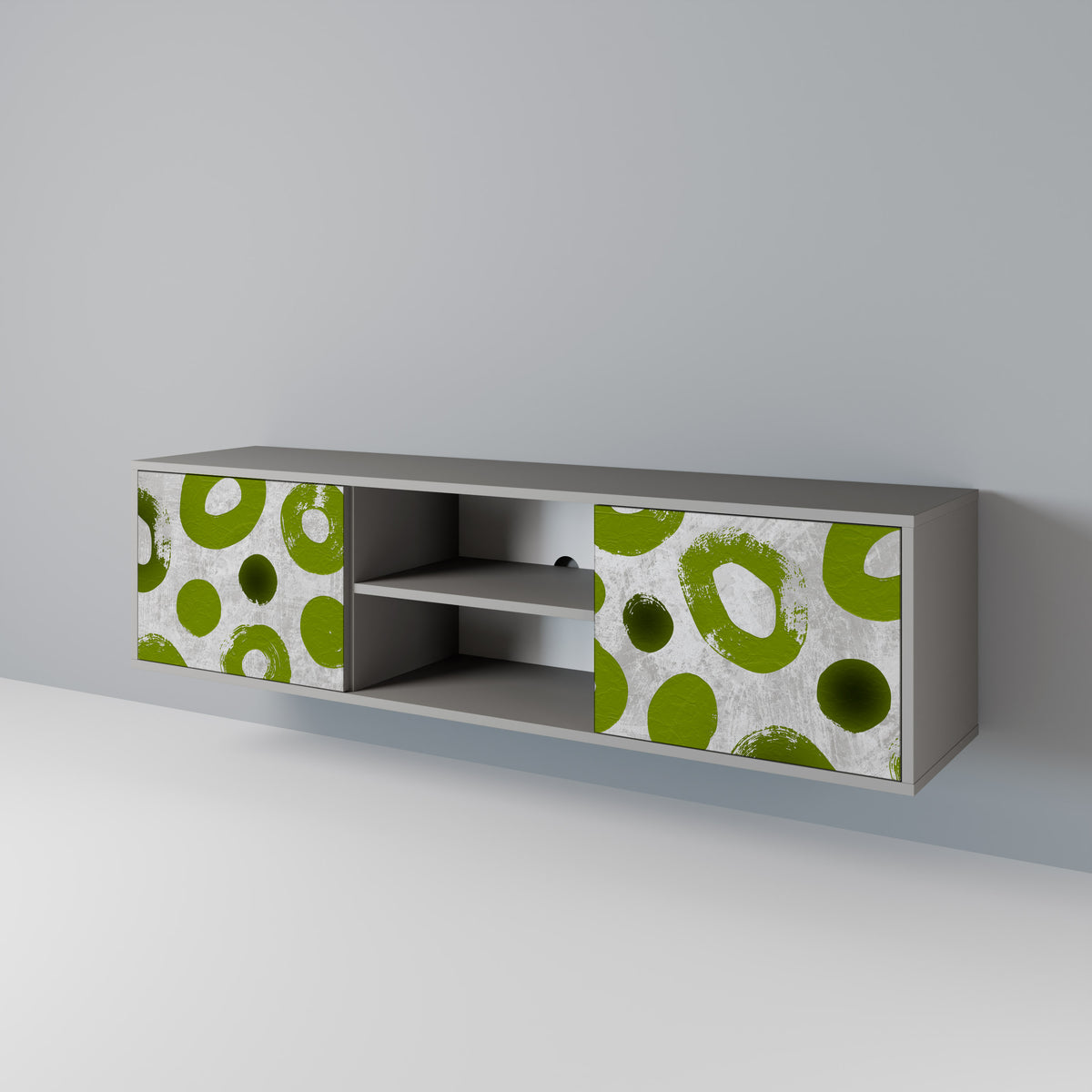 GREEN RHAPSODY Mueble de TV de 2 Puertas