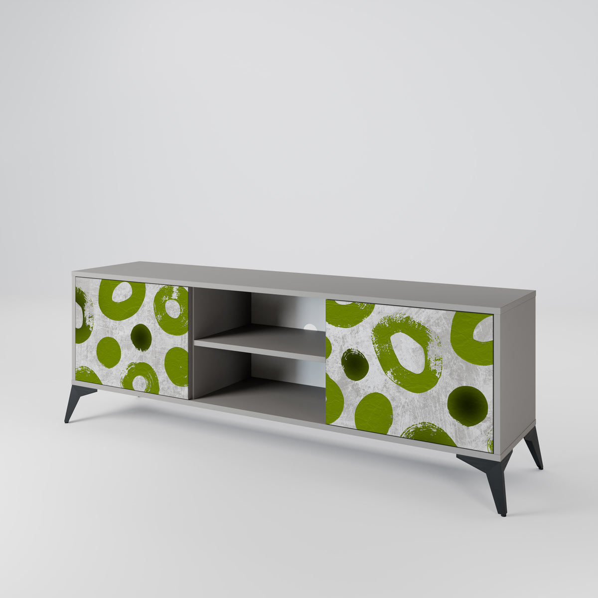 GREEN RHAPSODY Mueble de TV de 2 Puertas